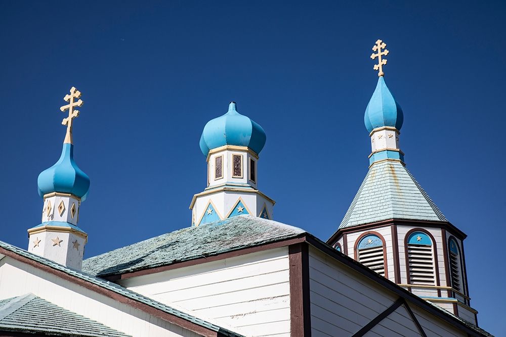 Russian Church-Holy Assumption or the Virgin Mary-Kenai Peninsula-Alaska